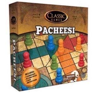 TCG Pacheesi Board Game Classic Games Colorful Pieces Red Blue Green Yellow NWOT